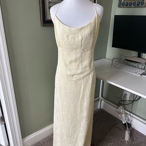 Princess Polly Cream Maxi Dress with Spaghetti Straps